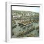 Naples (Italy), the Port Seen from the Lighthouse-Leon, Levy et Fils-Framed Photographic Print