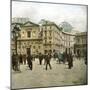 Naples (Italy), the Square and Saint Ferdinand's Church-Leon, Levy et Fils-Mounted Premium Photographic Print