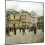 Naples (Italy), the Square and Saint Ferdinand's Church-Leon, Levy et Fils-Mounted Photographic Print