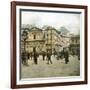 Naples (Italy), the Square and Saint Ferdinand's Church-Leon, Levy et Fils-Framed Photographic Print