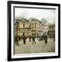 Naples (Italy), the Square and Saint Ferdinand's Church-Leon, Levy et Fils-Framed Photographic Print