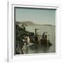 Naples (Italy), the Villa Rocca Mathilda in the Bay, Circa 1860-Leon, Levy et Fils-Framed Photographic Print