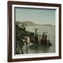 Naples (Italy), the Villa Rocca Mathilda in the Bay, Circa 1860-Leon, Levy et Fils-Framed Photographic Print