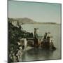 Naples (Italy), the Villa Rocca Mathilda in the Bay, Circa 1860-Leon, Levy et Fils-Mounted Photographic Print