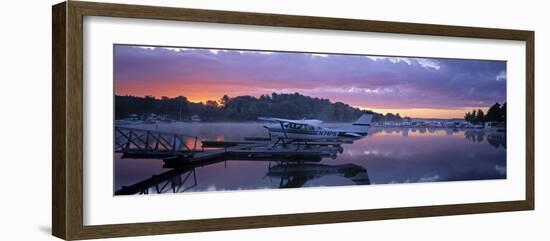 Naples Marina, Sebago Lake, Maine, USA-Walter Bibikow-Framed Photographic Print