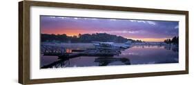 Naples Marina, Sebago Lake, Maine, USA-Walter Bibikow-Framed Photographic Print