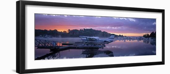 Naples Marina, Sebago Lake, Maine, USA-Walter Bibikow-Framed Photographic Print