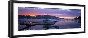 Naples Marina, Sebago Lake, Maine, USA-Walter Bibikow-Framed Photographic Print