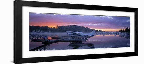 Naples Marina, Sebago Lake, Maine, USA-Walter Bibikow-Framed Photographic Print