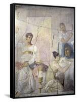 Naples, Naples Museum, from Herculaneum, Insula Orientalis, II, Palaestra, The Actor king-Samuel Magal-Framed Stretched Canvas