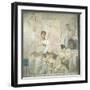 Naples, Naples Museum, from Herculaneum, Insula Orientalis, II, Palaestra, The Actor king-Samuel Magal-Framed Photographic Print