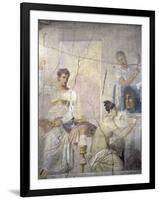 Naples, Naples Museum, from Herculaneum, Insula Orientalis, II, Palaestra, The Actor king-Samuel Magal-Framed Photographic Print