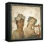 Naples, Naples National Archeological Museum, from Pompeii, Fresco-Samuel Magal-Framed Stretched Canvas