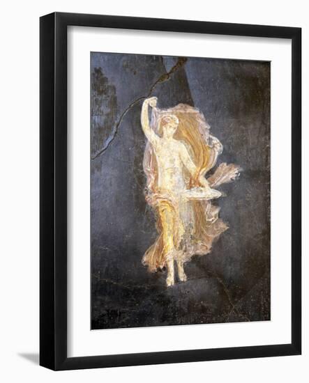 Naples, Naples National Archeological Museum, from Pompeii, Villa of Cicero, Dancing Maenad-Samuel Magal-Framed Photographic Print