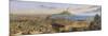 Naples, Panoramic View with Piazza Del Plebiscito in Foreground-null-Mounted Premium Giclee Print