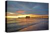 Naples Pier 1-Dennis Goodman-Stretched Canvas