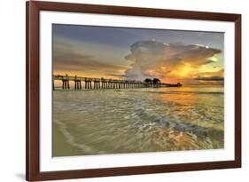 Naples Pier 2-Dennis Goodman-Framed Photographic Print