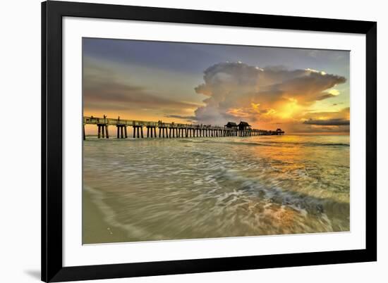 Naples Pier 2-Dennis Goodman-Framed Photographic Print