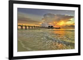 Naples Pier 2-Dennis Goodman-Framed Photographic Print