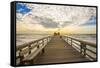 Naples Pier 3-Dennis Goodman-Framed Stretched Canvas