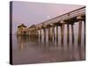 Naples Pier, Naples, Florida, USA-Walter Bibikow-Stretched Canvas