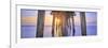 Naples Pier Panoramic II-Moises Levy-Framed Photographic Print