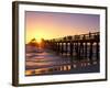 Naples Pier Sunset, Naples, Florida, USA-Rob Tilley-Framed Photographic Print