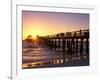 Naples Pier Sunset, Naples, Florida, USA-Rob Tilley-Framed Photographic Print