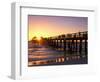 Naples Pier Sunset, Naples, Florida, USA-Rob Tilley-Framed Photographic Print