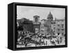 Naples's Piazza De Nicola-null-Framed Stretched Canvas