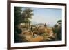 Naples Seen from the Slopes of the Vomero-Carl Wilhelm Goetzloff-Framed Art Print