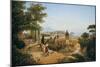 Naples Seen from the Slopes of the Vomero-Carl Wilhelm Goetzloff-Mounted Art Print