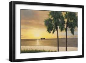 Naples Sunset-Diane Romanello-Framed Art Print