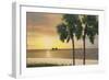 Naples Sunset-Diane Romanello-Framed Art Print