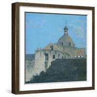 Naples: the Capella Nuova Outside the Porta Di Chiaja-Thomas Jones-Framed Giclee Print