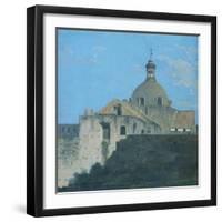 Naples: the Capella Nuova Outside the Porta Di Chiaja-Thomas Jones-Framed Giclee Print