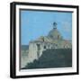 Naples: the Capella Nuova Outside the Porta Di Chiaja-Thomas Jones-Framed Giclee Print