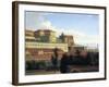 Naples, the Palazzo Reale, C.1780-Alexandre Hyacinthe Dunouy-Framed Giclee Print