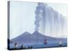 Naples: Vesuvius Erupting, 26th October 1822-null-Stretched Canvas