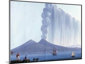 Naples: Vesuvius Erupting, 26th October 1822-null-Mounted Giclee Print