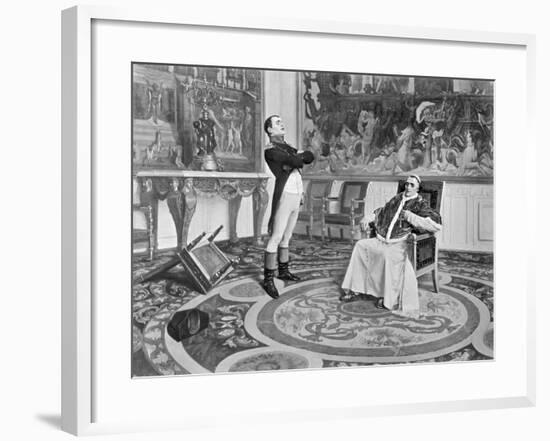 Napolean and Pope Pius the VII-null-Framed Giclee Print