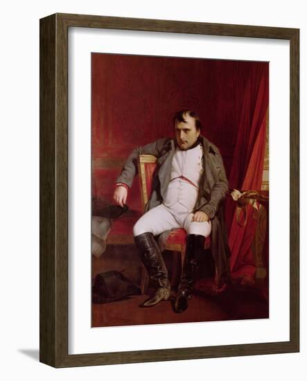 Napoleon (1769-1821) after His Abdication-Hippolyte Delaroche-Framed Giclee Print