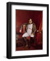 Napoleon (1769-1821) after His Abdication-Hippolyte Delaroche-Framed Premium Giclee Print