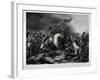 Napoleon (1769-1821) at the Battle of Waterloo, 1815-Charles Auguste Steuben-Framed Giclee Print