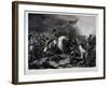 Napoleon (1769-1821) at the Battle of Waterloo, 1815-Charles Auguste Steuben-Framed Giclee Print