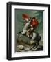 Napoleon (1769-1821) Crossing the Saint Bernhard Pass, 1801/2-Jacques-Louis David-Framed Giclee Print