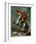 Napoleon (1769-1821) Crossing the Saint Bernhard Pass, 1801/2-Jacques-Louis David-Framed Giclee Print