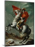 Napoleon (1769-1821) Crossing the Saint Bernhard Pass, 1801/2-Jacques-Louis David-Mounted Giclee Print