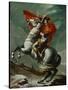 Napoleon (1769-1821) Crossing the Saint Bernhard Pass, 1801/2-Jacques-Louis David-Stretched Canvas