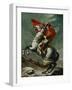 Napoleon (1769-1821) Crossing the Saint Bernhard Pass, 1801/2-Jacques-Louis David-Framed Giclee Print